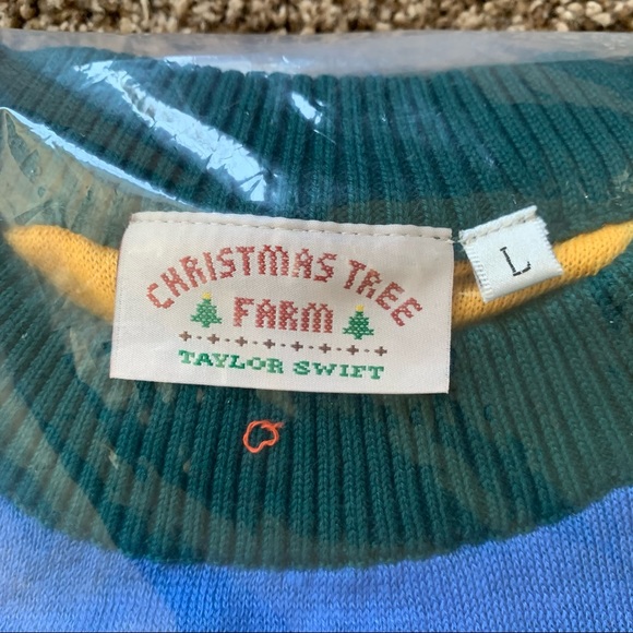 NEW Taylor Swift Christmas Tree Farm Sweater - Picture 4 of 9